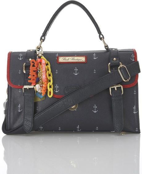 Topshop Sacha Satchel By Pauls Boutique in Blue (navy blue) - Lyst