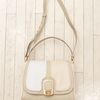 Fendi Colorblock Anna Shoulder Bag in Beige (white brushd gold) - Lyst