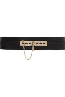 Jane Norman Chain Fob Plate Belt - Lyst