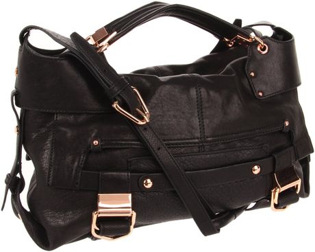 Kooba Jackson 11 Satchel in Black - Lyst