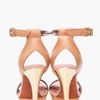 Lanvin Peach Beige Suede Heels in Beige - Lyst