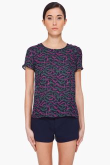 Marc By Marc Jacobs Silk Kayla Print Blouse - Lyst