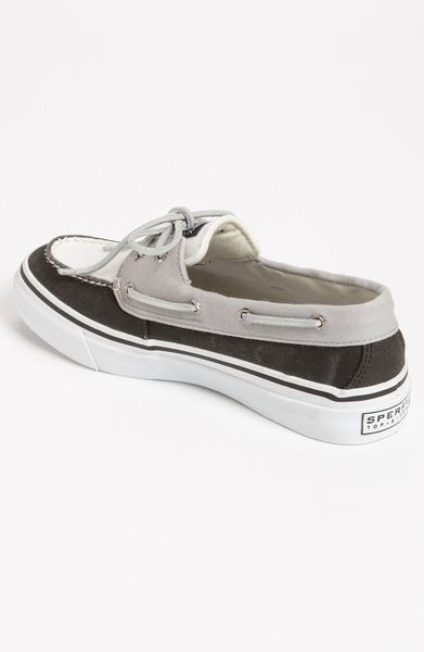 Sperry Top-sider Bahama Boat Shoe in White for Men (black/ white/ grey