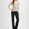 Akris Punto Vneck Wool Sweater in Beige (camel) - Lyst
