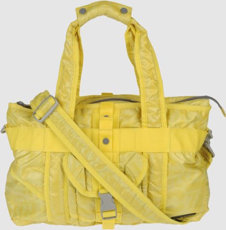 Diesel Yellow Large Fabric Bag