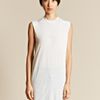 Rick Owens Rick Owens Womens Sleeveless Oversized Tank Top in White - Lyst