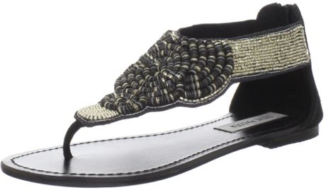 Steve Madden Steve Madden Womens Pharroh Thong Sandal in Black (black multi) - Lyst
