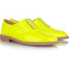 Christian Louboutin Havana Patent Leather Brogues in Yellow - Lyst