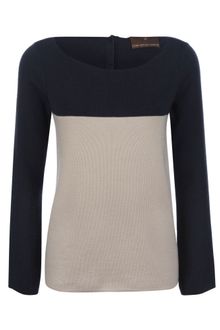 Fenn Wright Manson Merino Colour Blocked Sweater - Lyst