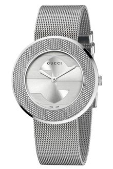 Gucci  Swiss Uplay Stainless Steel Mesh Strap 35mm - Lyst