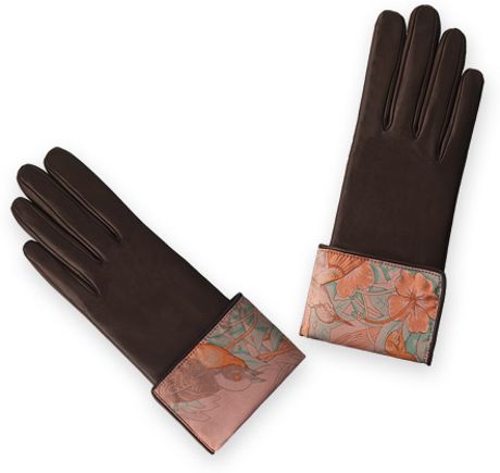 Hermes Luz Gloves in Brown (mocha) - Lyst