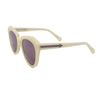 Karen Walker Number One Sunglasses Vanilla Wood in White (vanilla) - Lyst