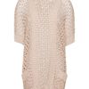 Mango Knit Cardigan in Beige - Lyst