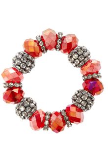 Mikey Crystal Large Bead Bracelet - Lyst
