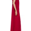 Notte By Marchesa Crystalembellished Silksatin Gown in Red - Lyst
