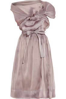 Vivienne Westwood Gold Label Riding Asymmetric Silkorganza Dress - Lyst
