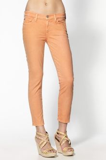 7 For All Mankind Crop Skinny Jeans - Lyst