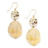 Hue Glass Topaz Bead Earrings in Gold - Lyst