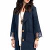 American Gold American Gold Holy Mountain Fringe Coat in Navy in Blue (gold) - Lyst