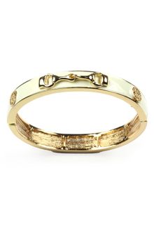 Anne Klein Gold Tone and Ivory Enamel Stretch - Lyst
