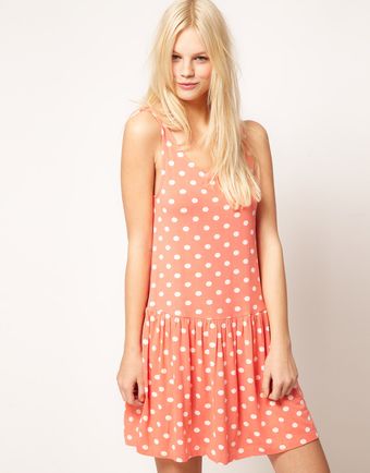 ASOS Collection Asos Dress in Spot Print - Lyst