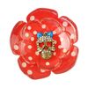 Betsey Johnson Large Flower Skull Stretch Ring in White (red) - Lyst