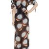 Diane Von Furstenberg Printed Silkchiffon Maxi Kaftan in Blue - Lyst