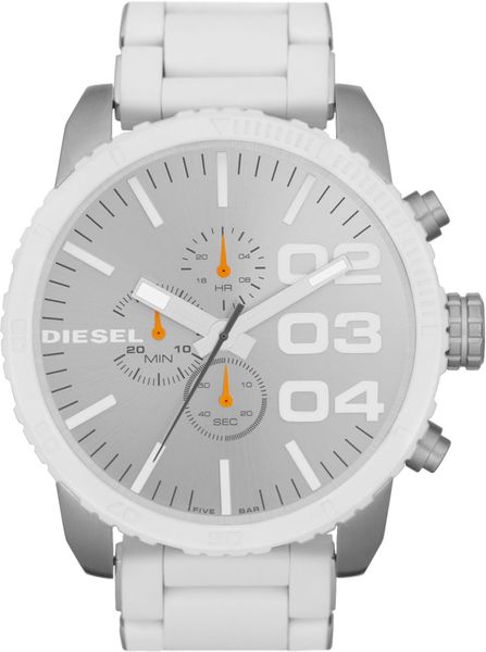 Diesel Franchise Watch  in White for Men - Lyst