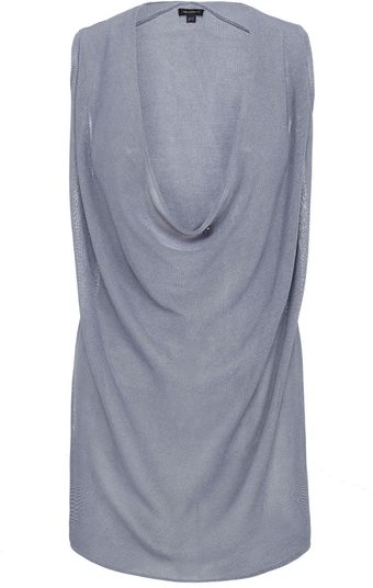 Full Circle Amille Drapey Cowled Knit Vest - Lyst