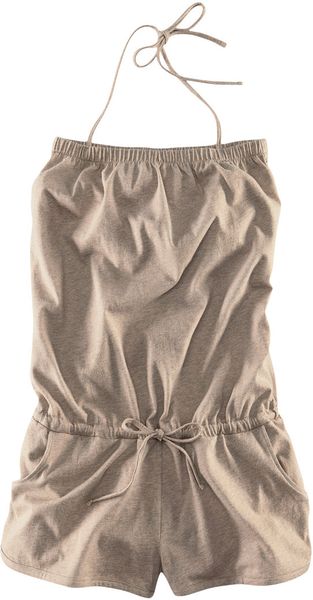 H&m Jumpsuit in Beige - Lyst