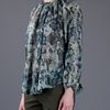 Isabel Marant Snakeskin Print Top in Animal (green) - Lyst