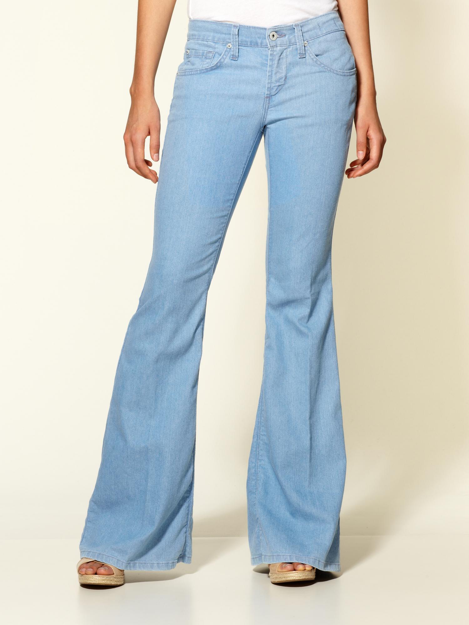 James Jeans Slim Leg Ultra Flare Jeans in Blue (light sky) Lyst