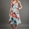 Jenny Han Ruffle Midi Dress in Blue (citrus) - Lyst