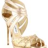 Jimmy Choo Glitter Garland in Gold (nude) - Lyst