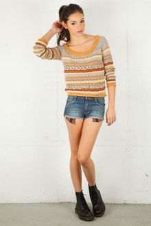 Joe's Jeans High Rise Cut Off Short in Medium Blue - Lyst