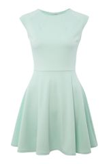 John Zack Cap Sleeve Tunic Ponte Dress