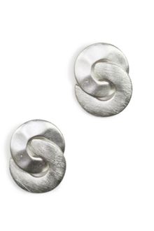 Jones New York Small Silvertone Eternity Circle Earrings - Lyst