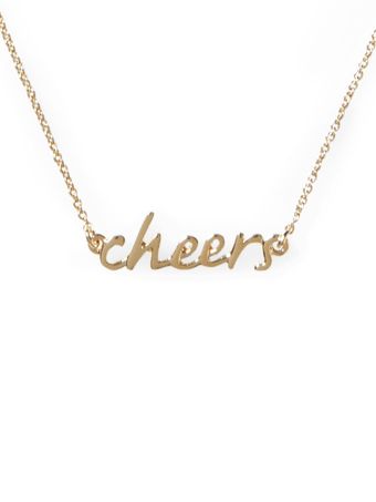 Kate Spade Cheers Necklace - Lyst