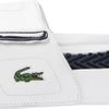 Lacoste Molitor Slide Sandal in White for Men (white/dark blue) - Lyst