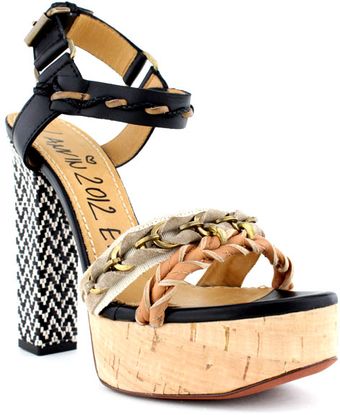  Chunky Sandal with Cork Platform 