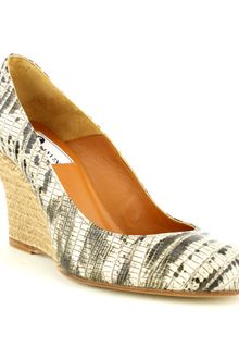 Lanvin Lizard Print Espadrille - Lyst