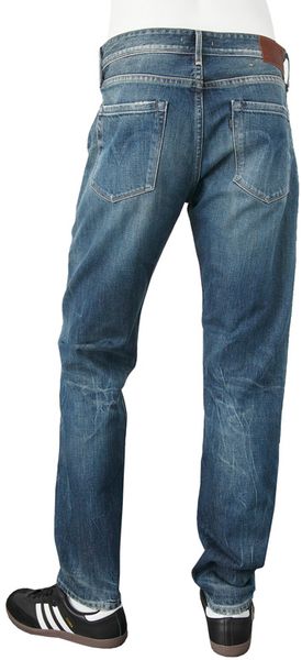  Levis Made & Crafted Taper Tapered Jean in Broken Blue Selvedge 