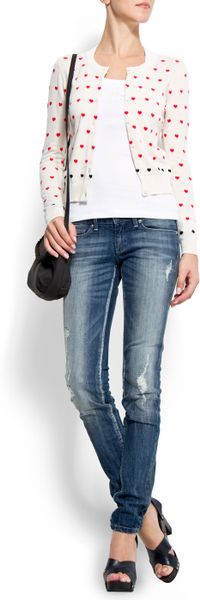 Mango Logo Racerback Tshirt in Blue (02) - Lyst