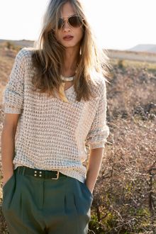 Mango Openwork Jumper - Lyst