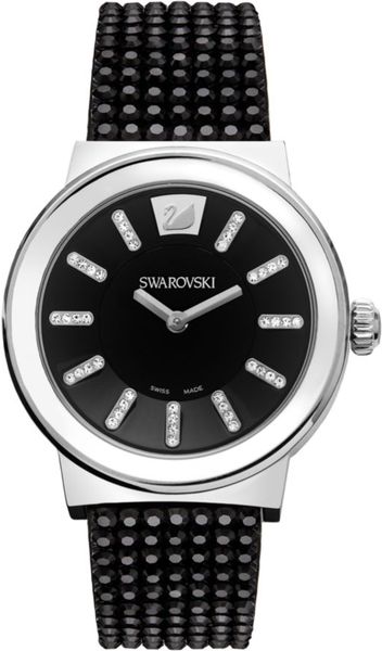Swarovski Womens Swiss Piazza Jet Crystal Mesh Bracelet in Black (jet) - Lyst