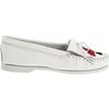 Minnetonka Minnetonka Womens Thunderbird Smooth Moccasin in White - Lyst