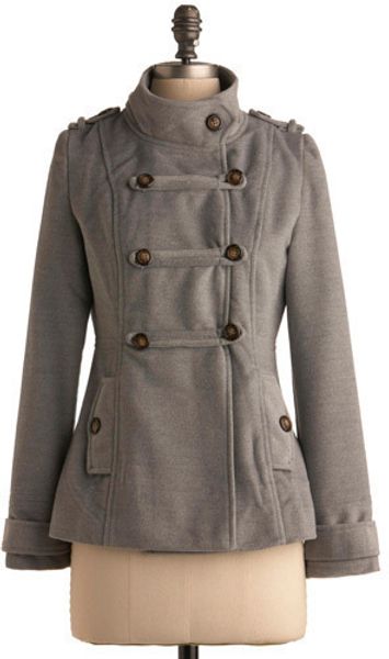 Modcloth Better Slate Than Never Jacket in Gray (slate) - Lyst