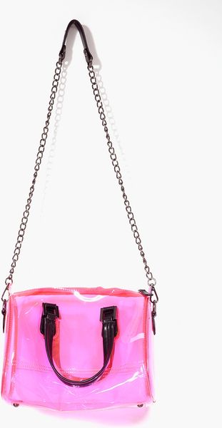 Nasty Gal Electric Jelly Bag Pink in Pink - Lyst
