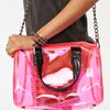 Nasty Gal Electric Jelly Bag Pink in Pink - Lyst