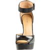 Nine West Secret Weapon Ankle Strap Sandal in Black (black/black leather) - Lyst